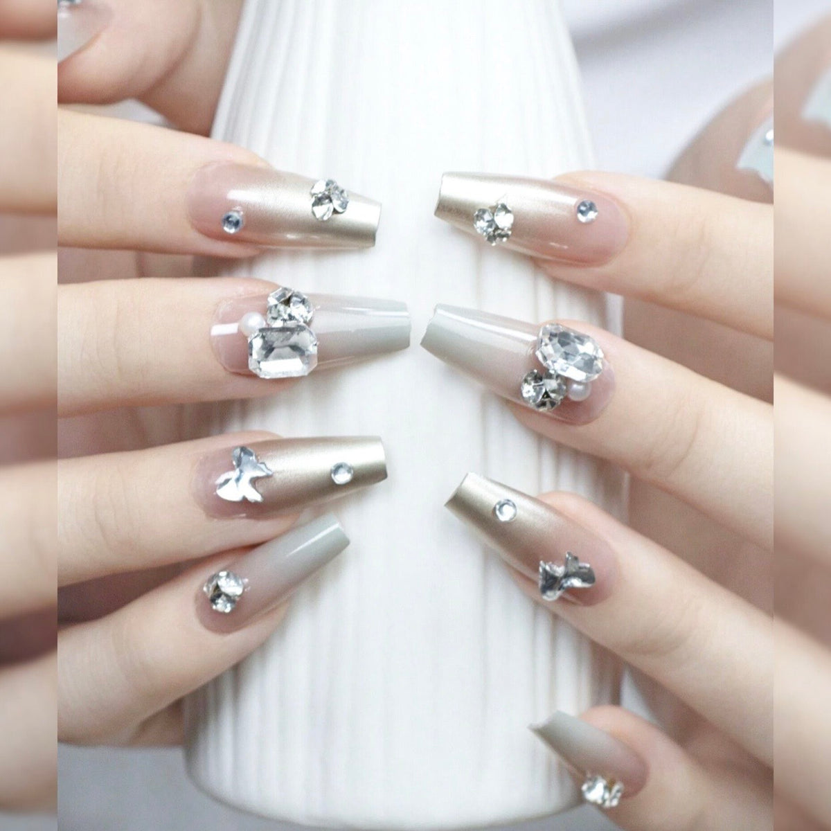 Beach - 24 nails set