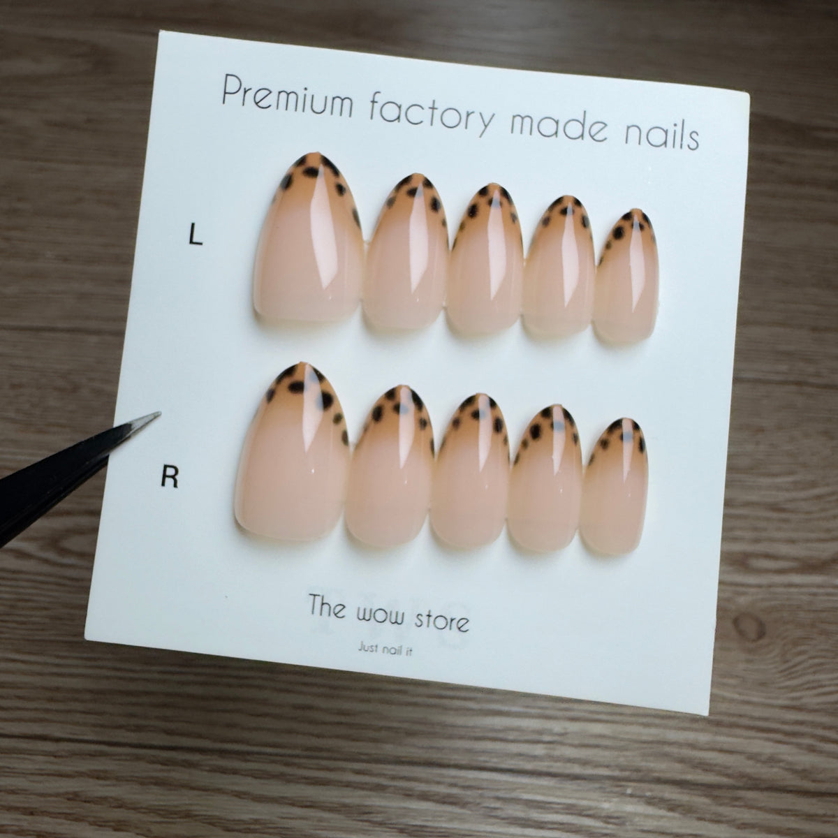 Brown sugar - 24 nails set