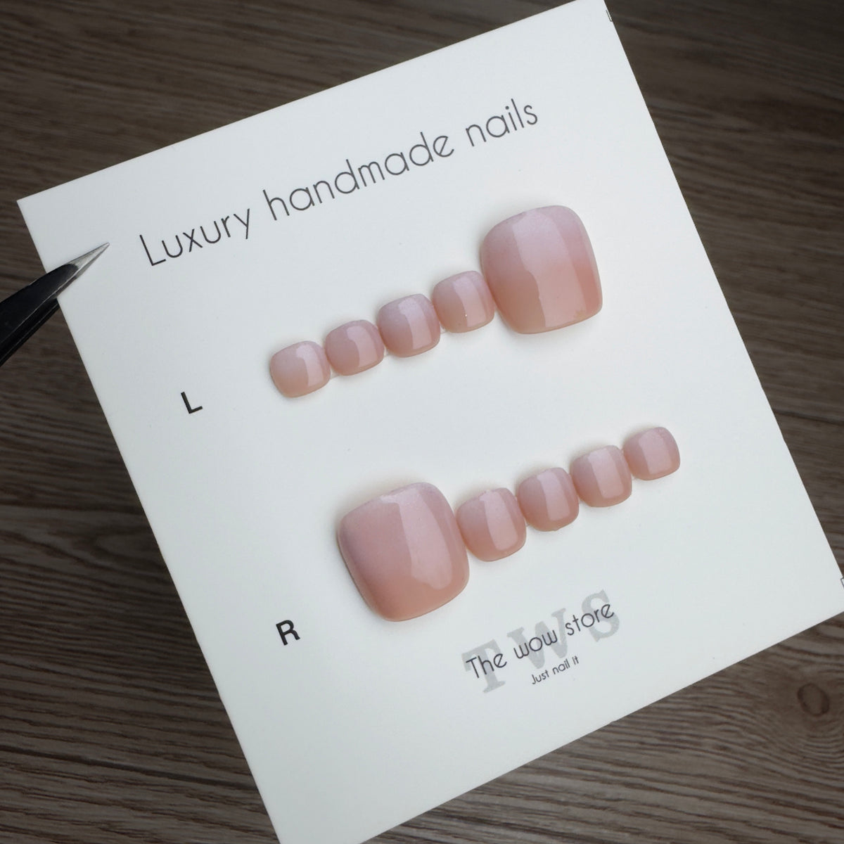 Rosewood(toe nails) - Handmade