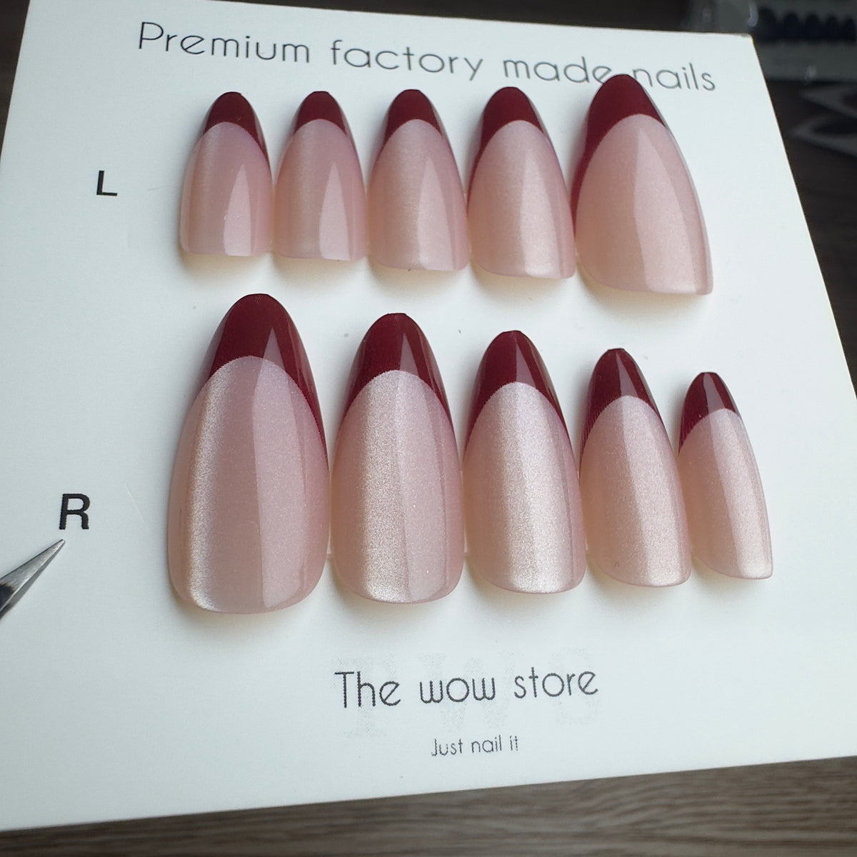 Cherry 2 - 24 nails set