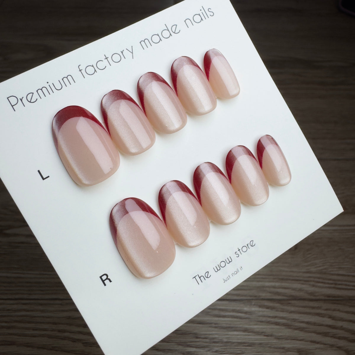 Aura wine - 24 nails set