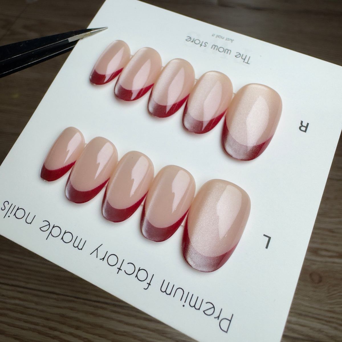 Aura wine - 24 nails set