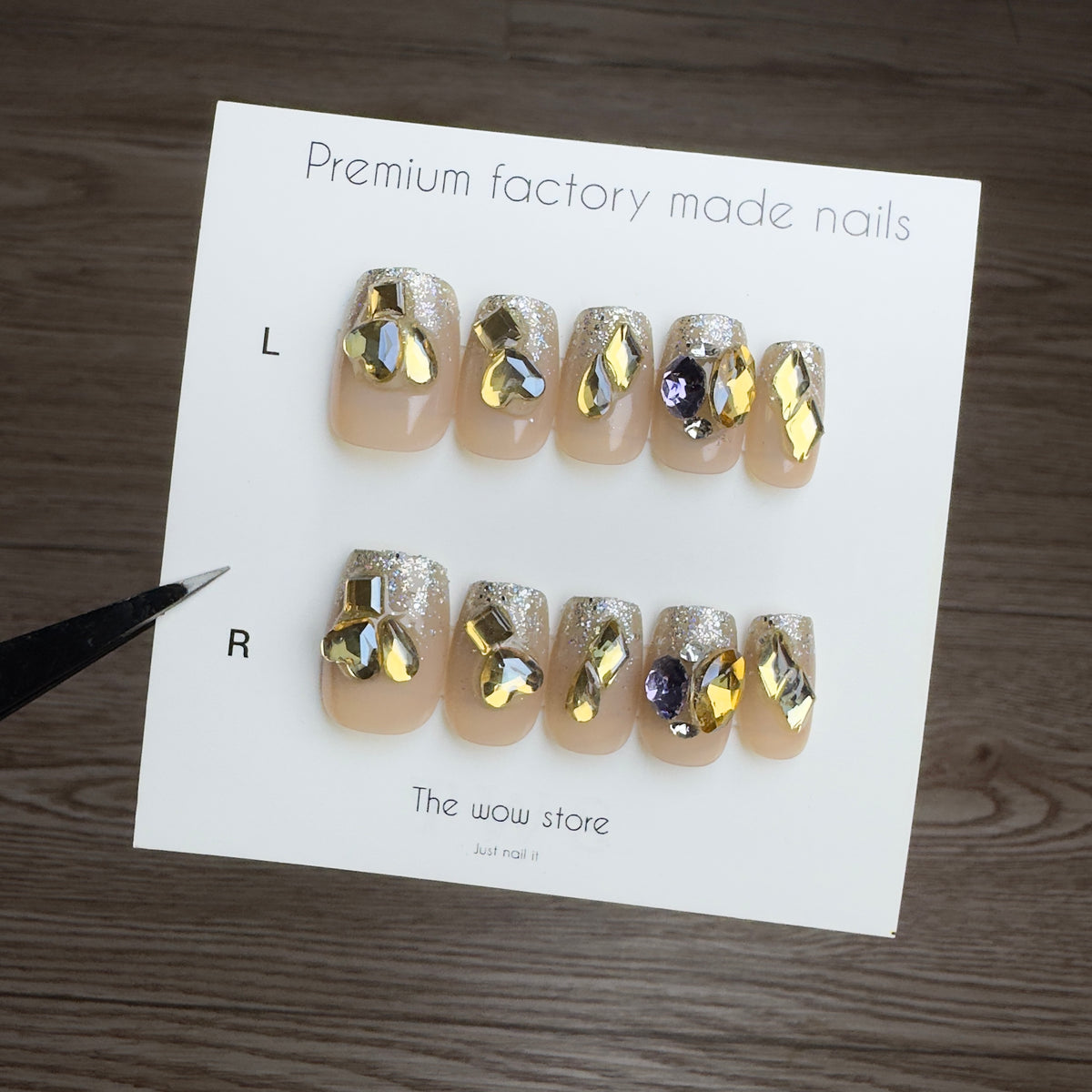 Tulips - 24 nails set