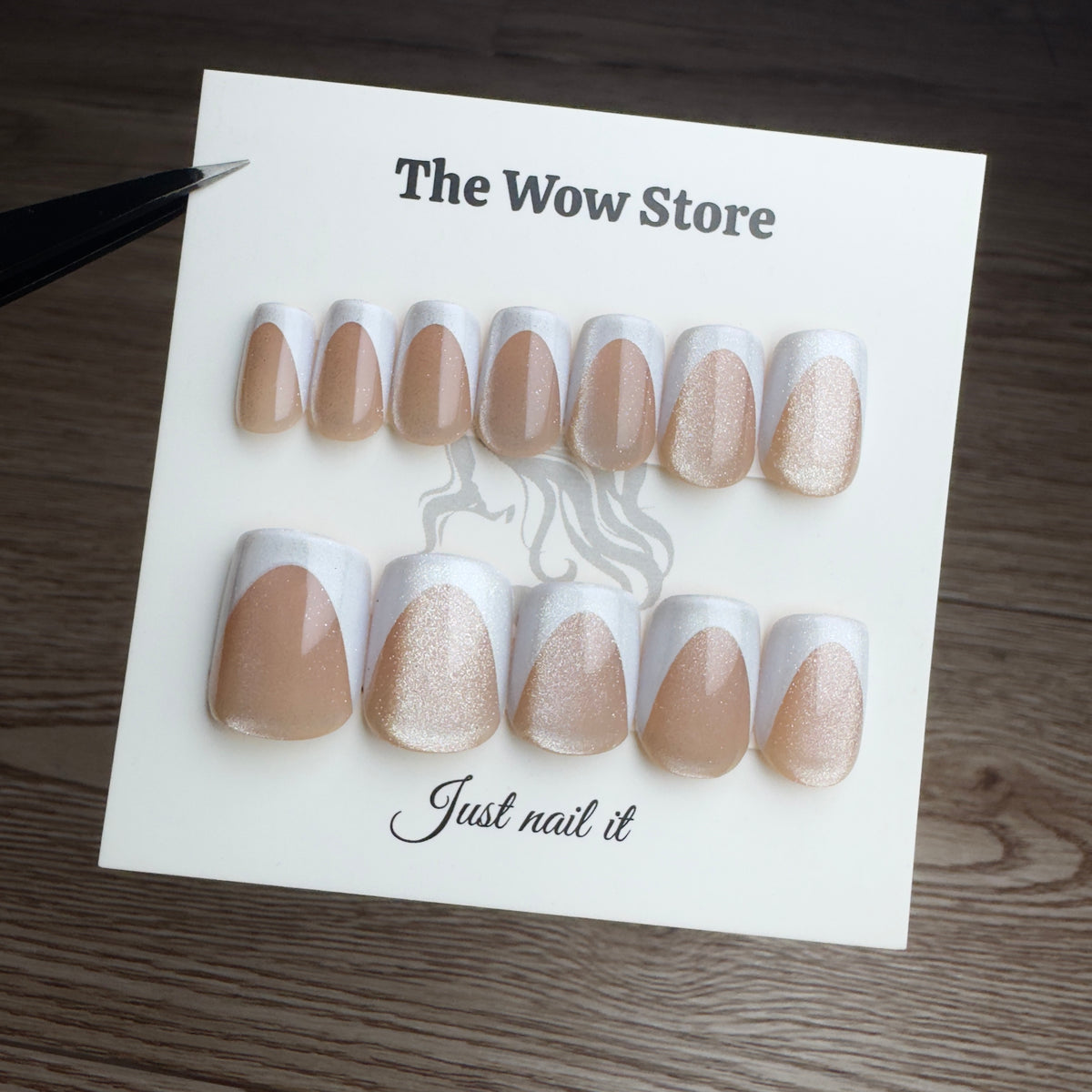 Milk tea - 24 nails set
