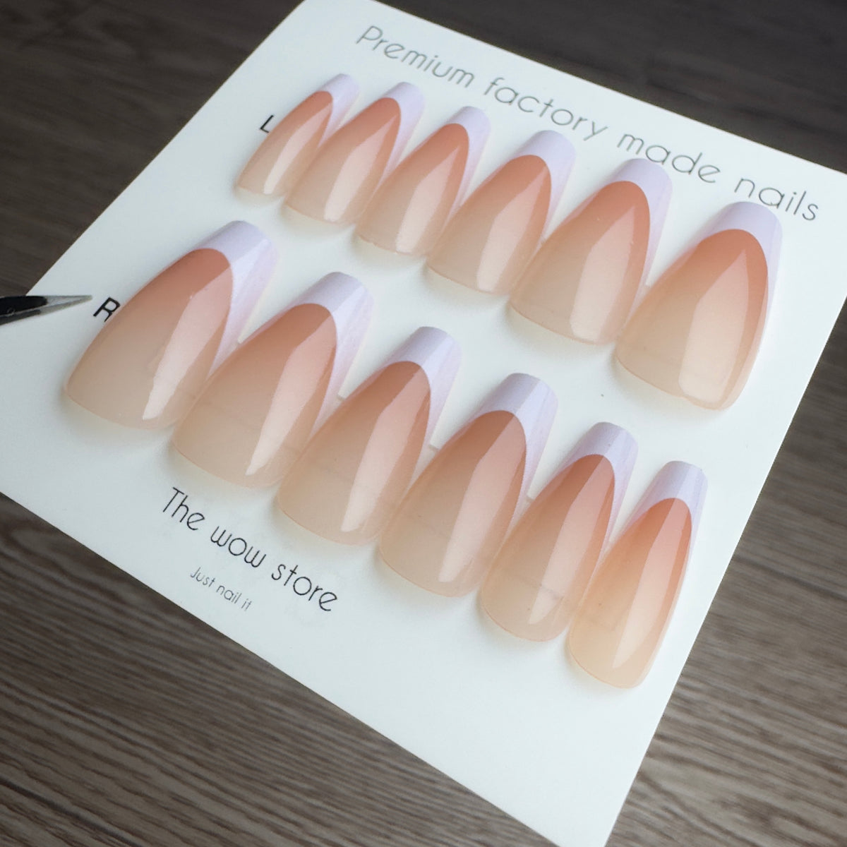 Apricot - 24 nails set