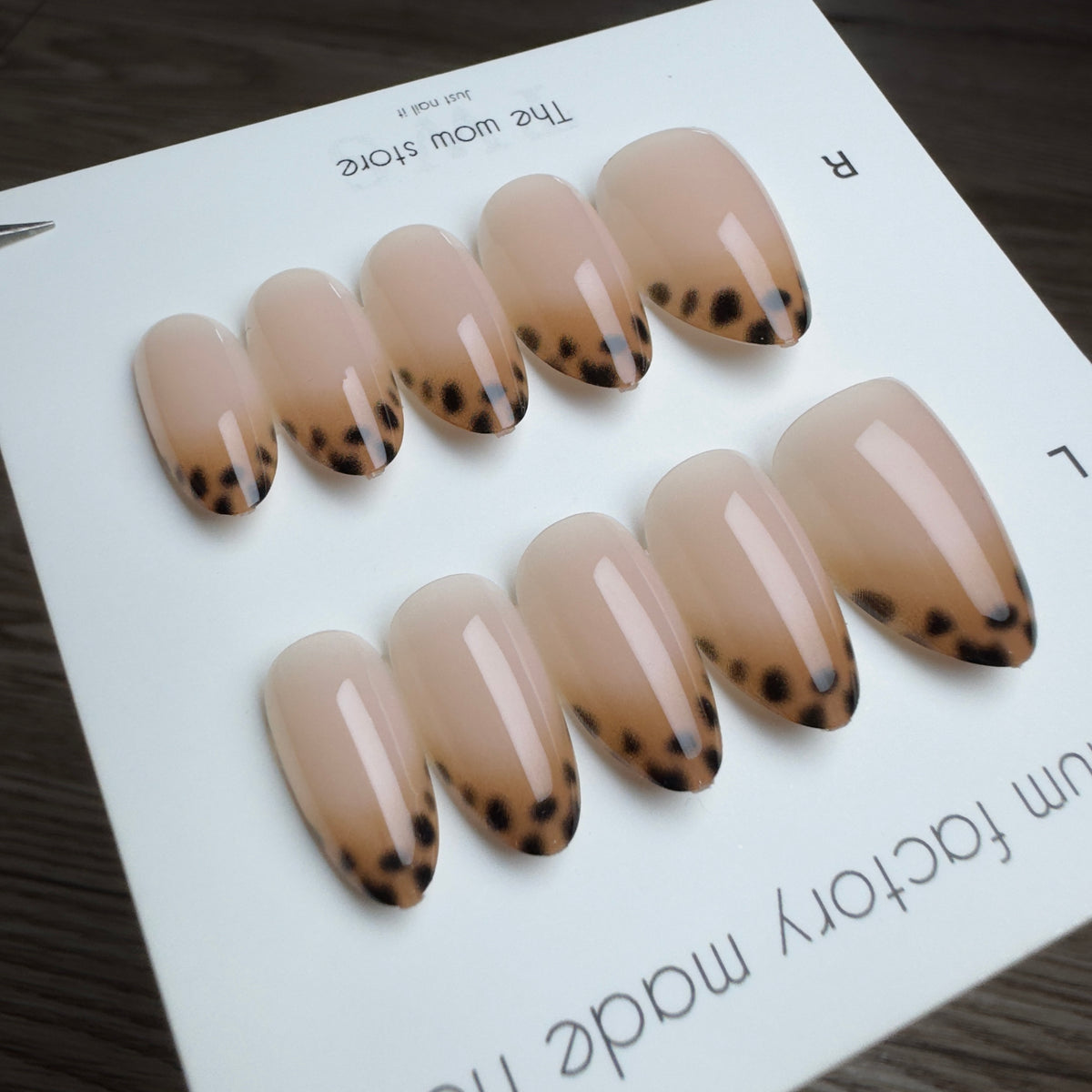 Brown sugar - 24 nails set