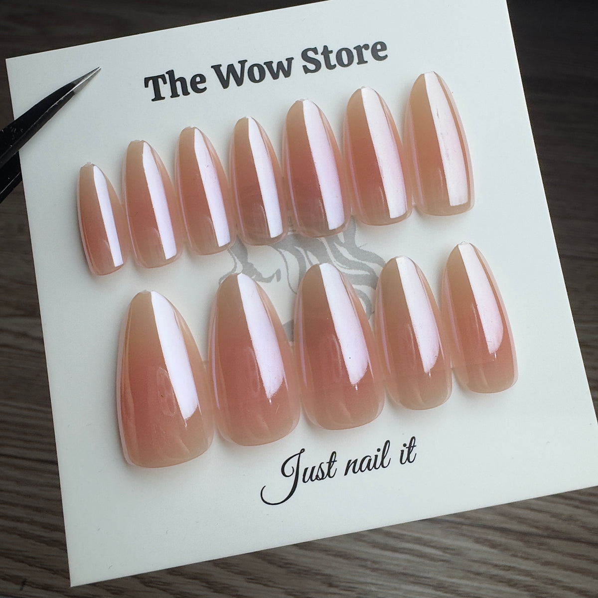 Caramel - 24 nails set