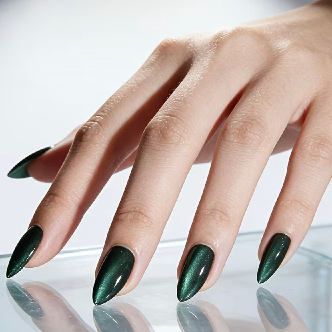 Emerald - 24 nails set