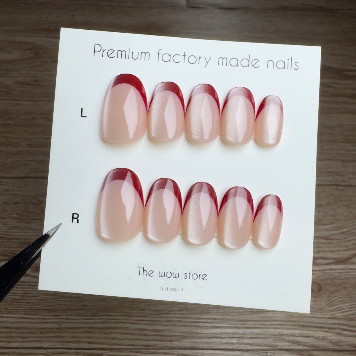 Aura wine - 24 nails set