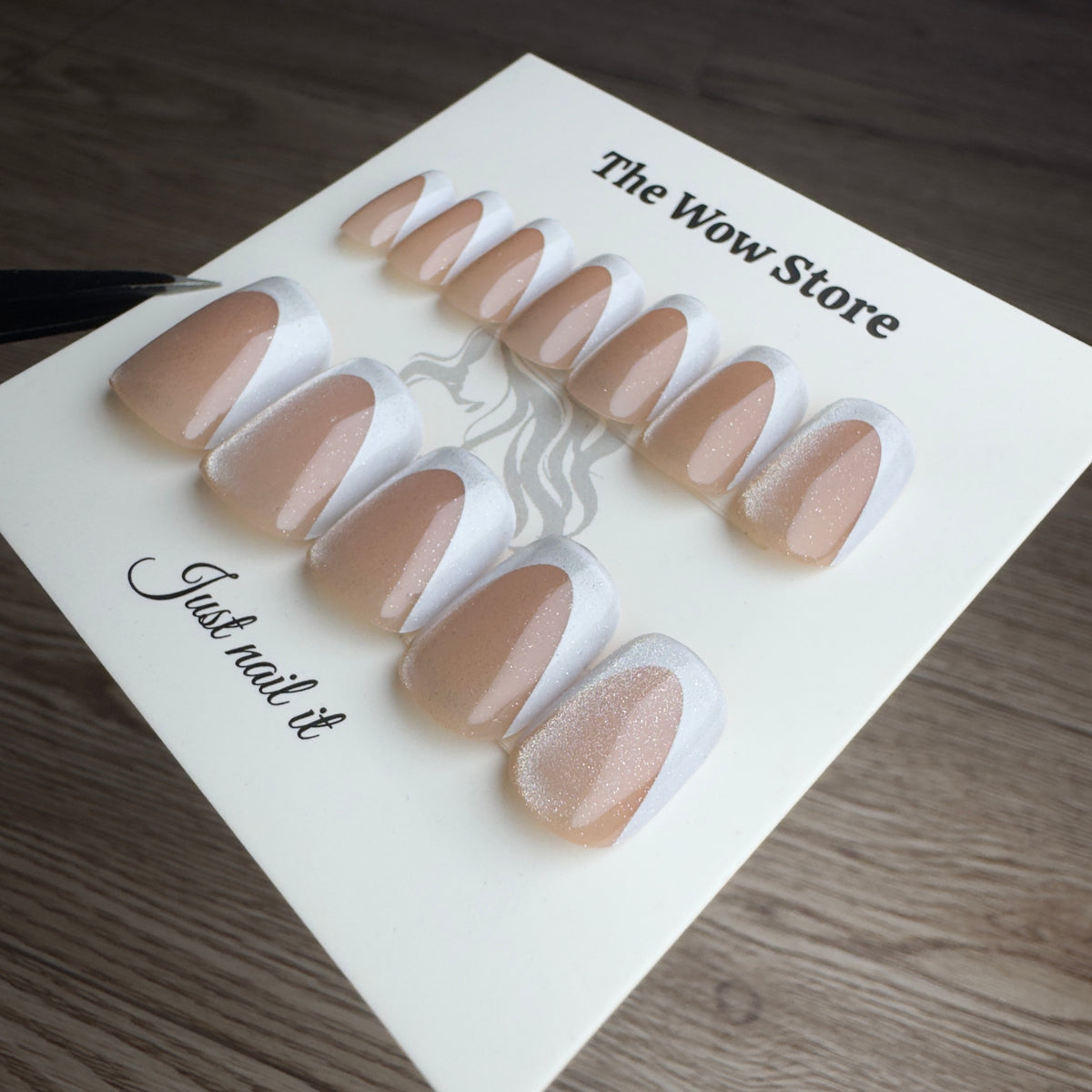 Milk tea - 24 nails set