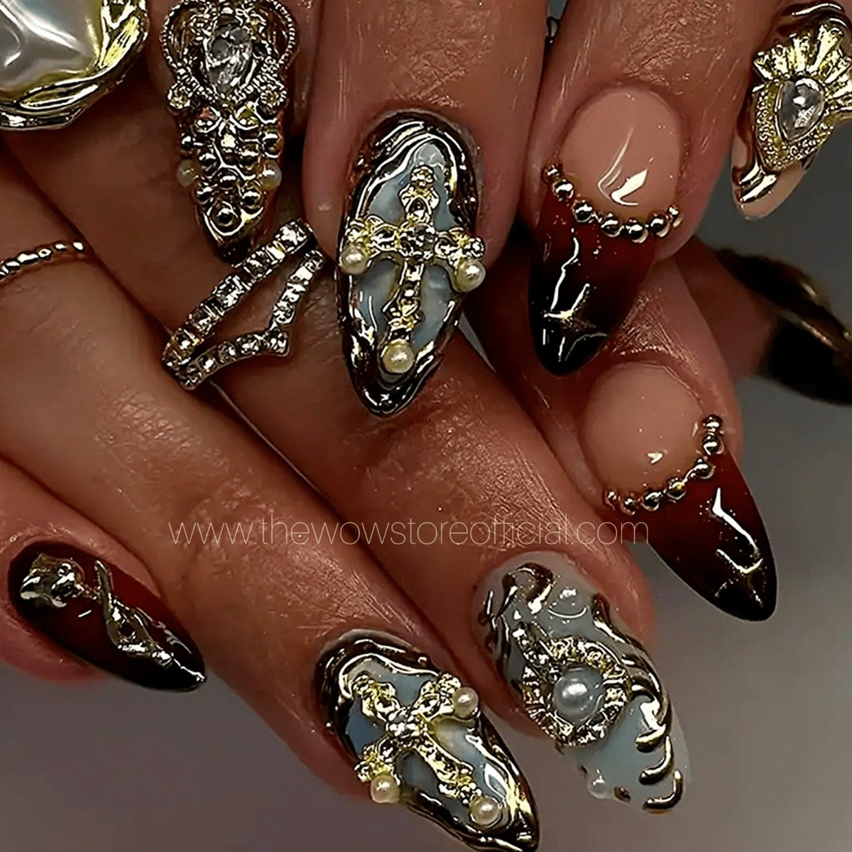 Bougie - 24 nails set