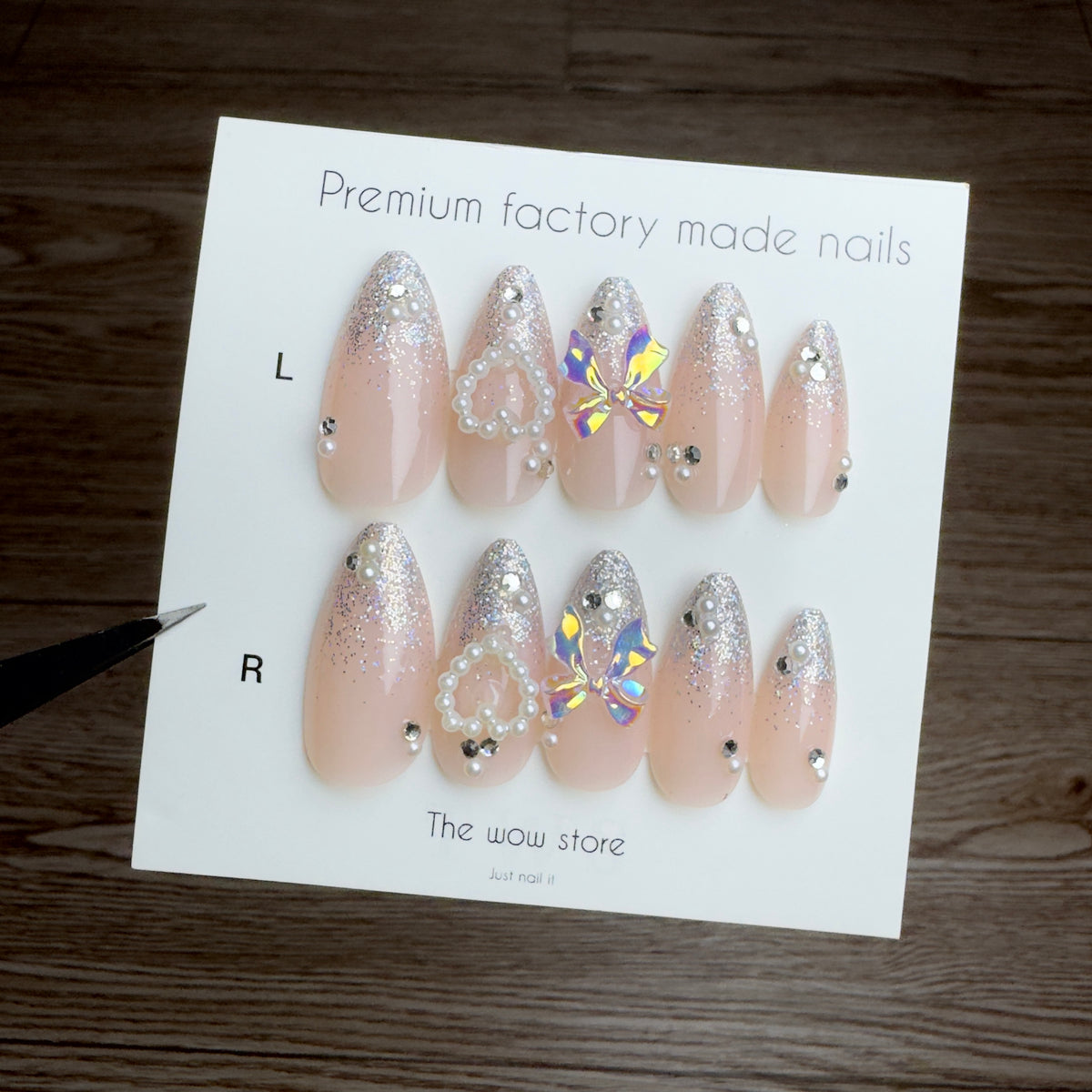 Beauty bling - 24 nails set