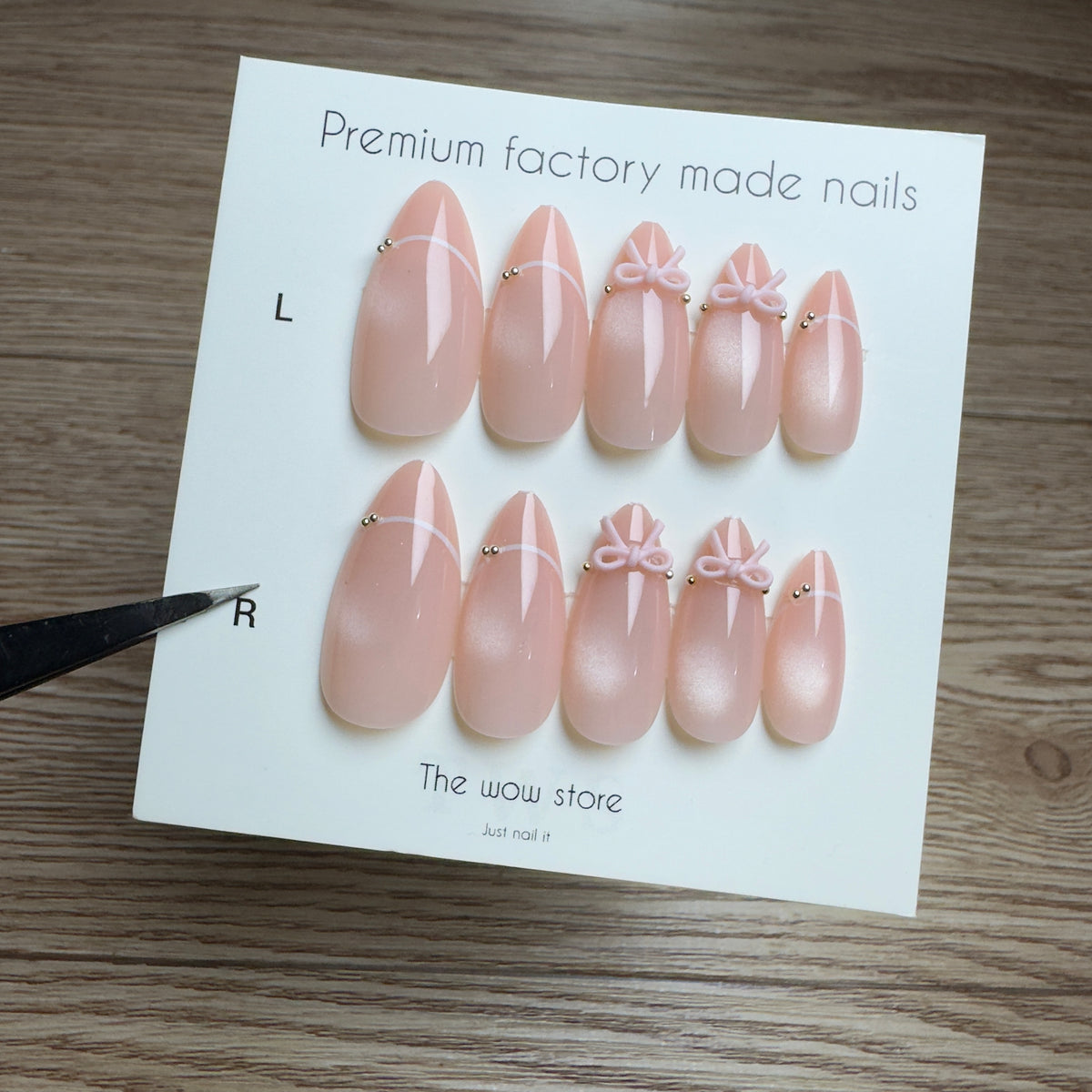 Pink passion - 24 nails set