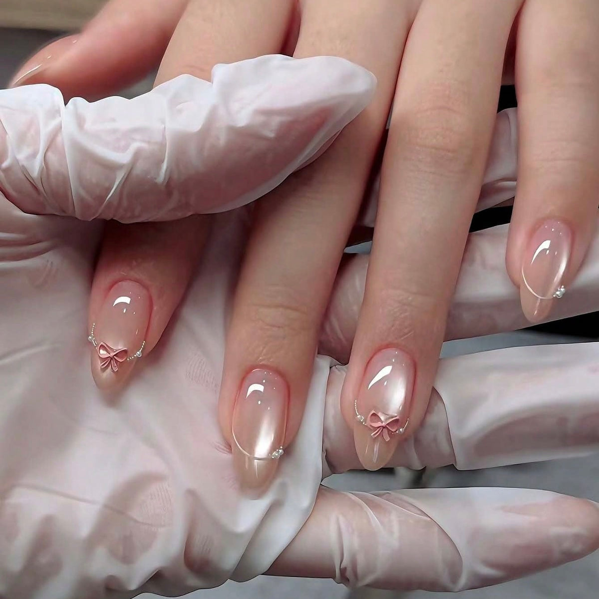 Pink passion - 24 nails set