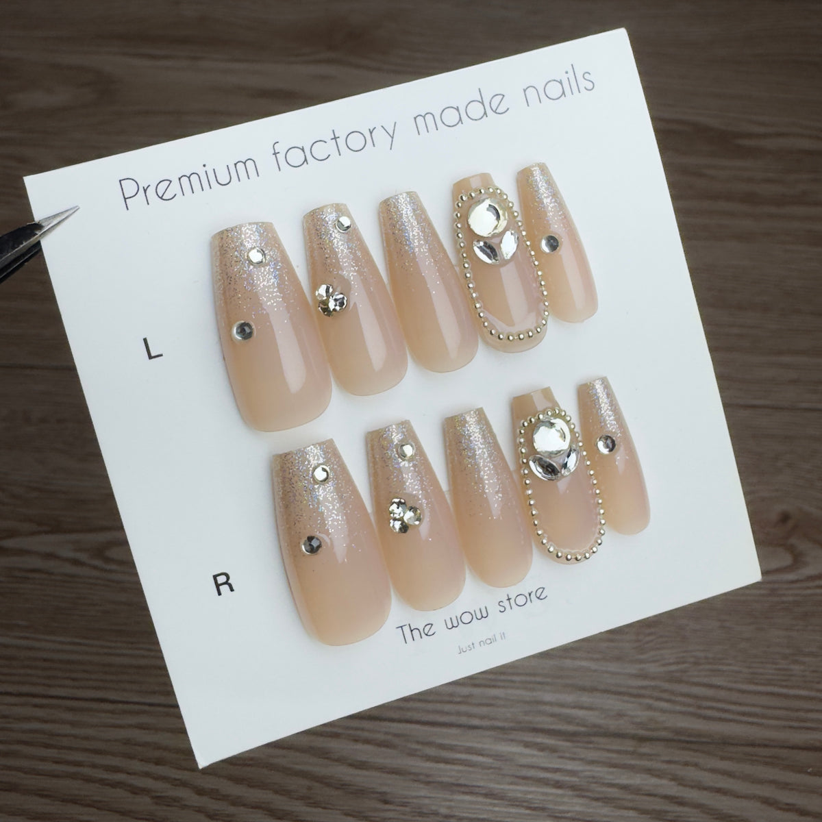 Bling - 24 nails set