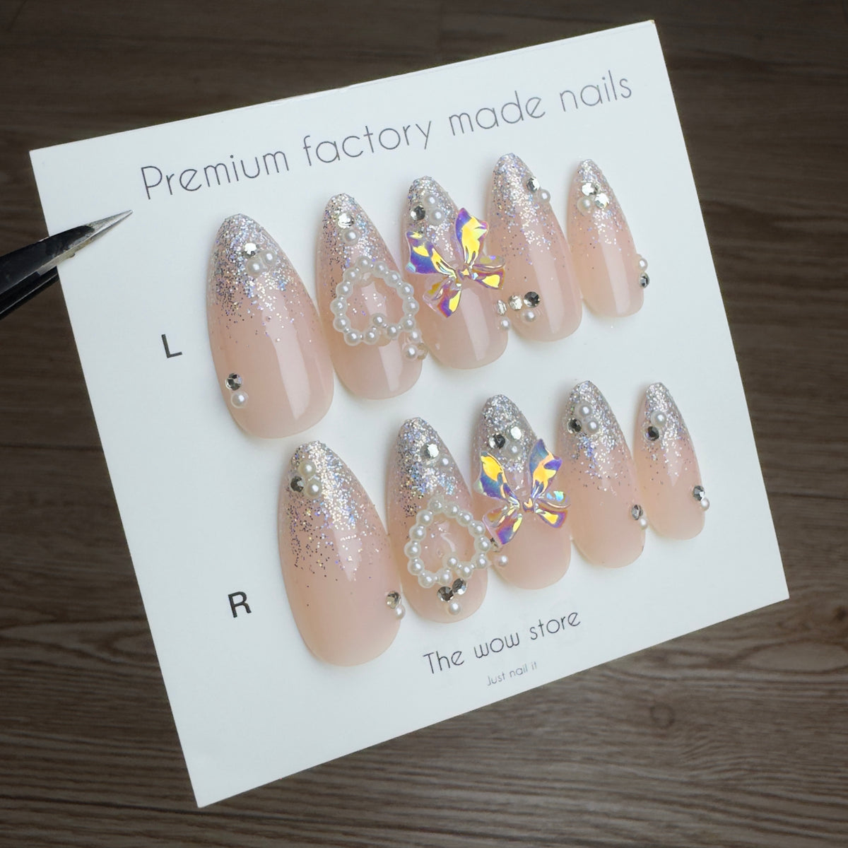 Beauty bling - 24 nails set
