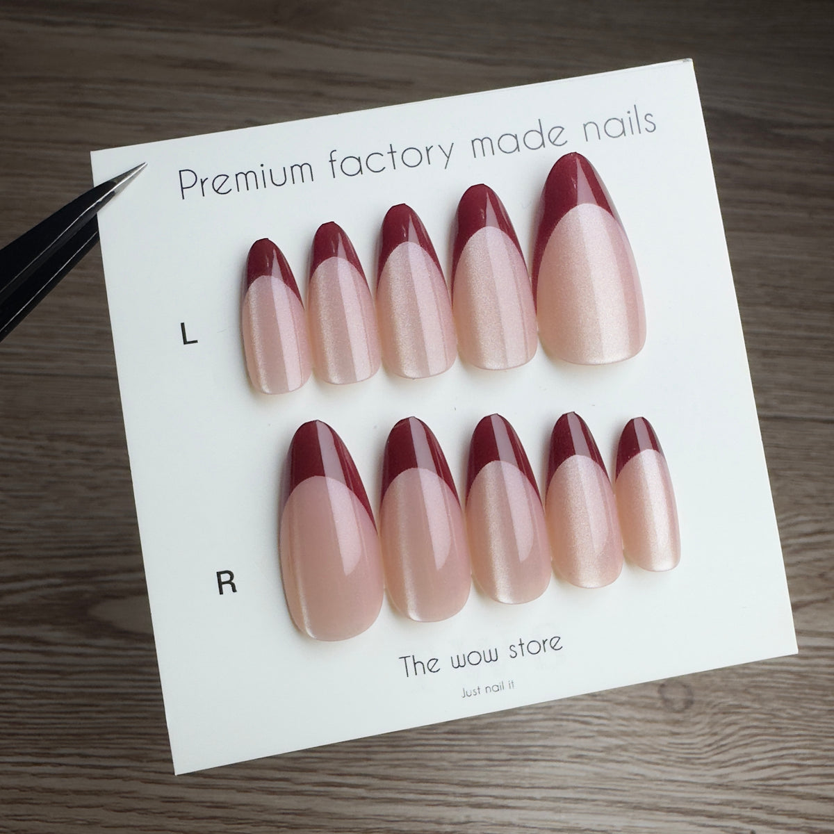 Cherry 2 - 24 nails set