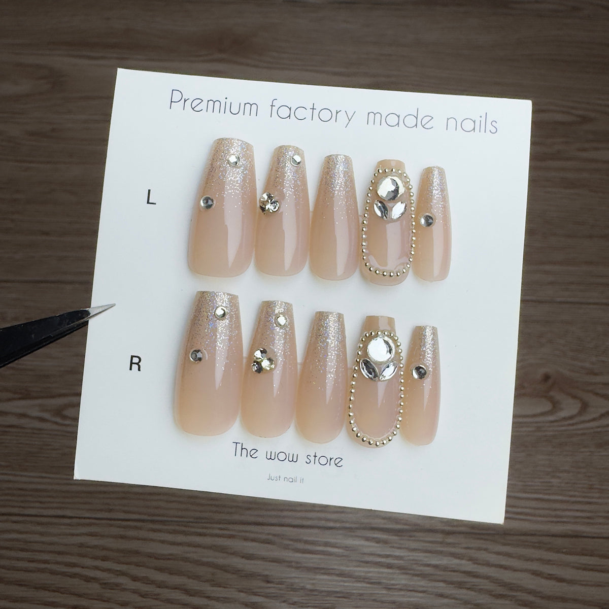 Bling - 24 nails set