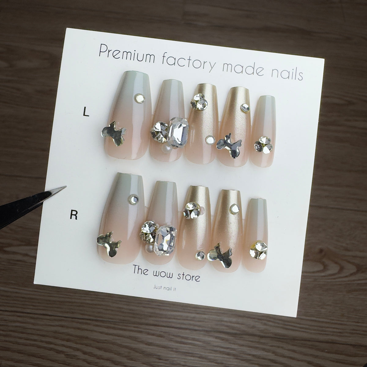 Beach - 24 nails set