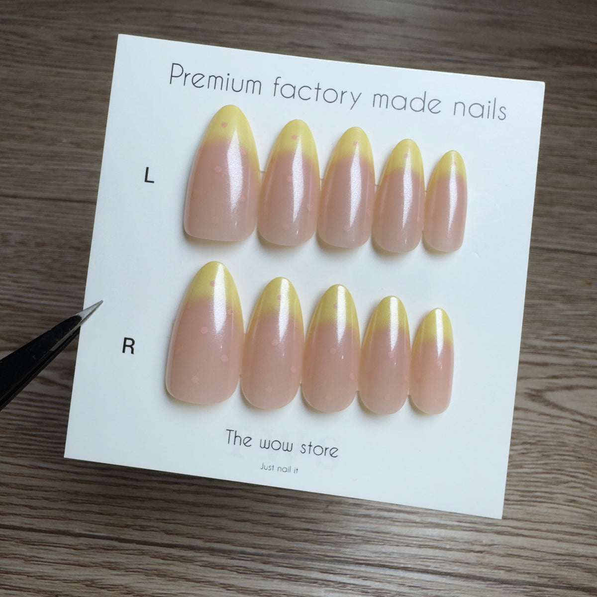 Buttercup - 24 nails set