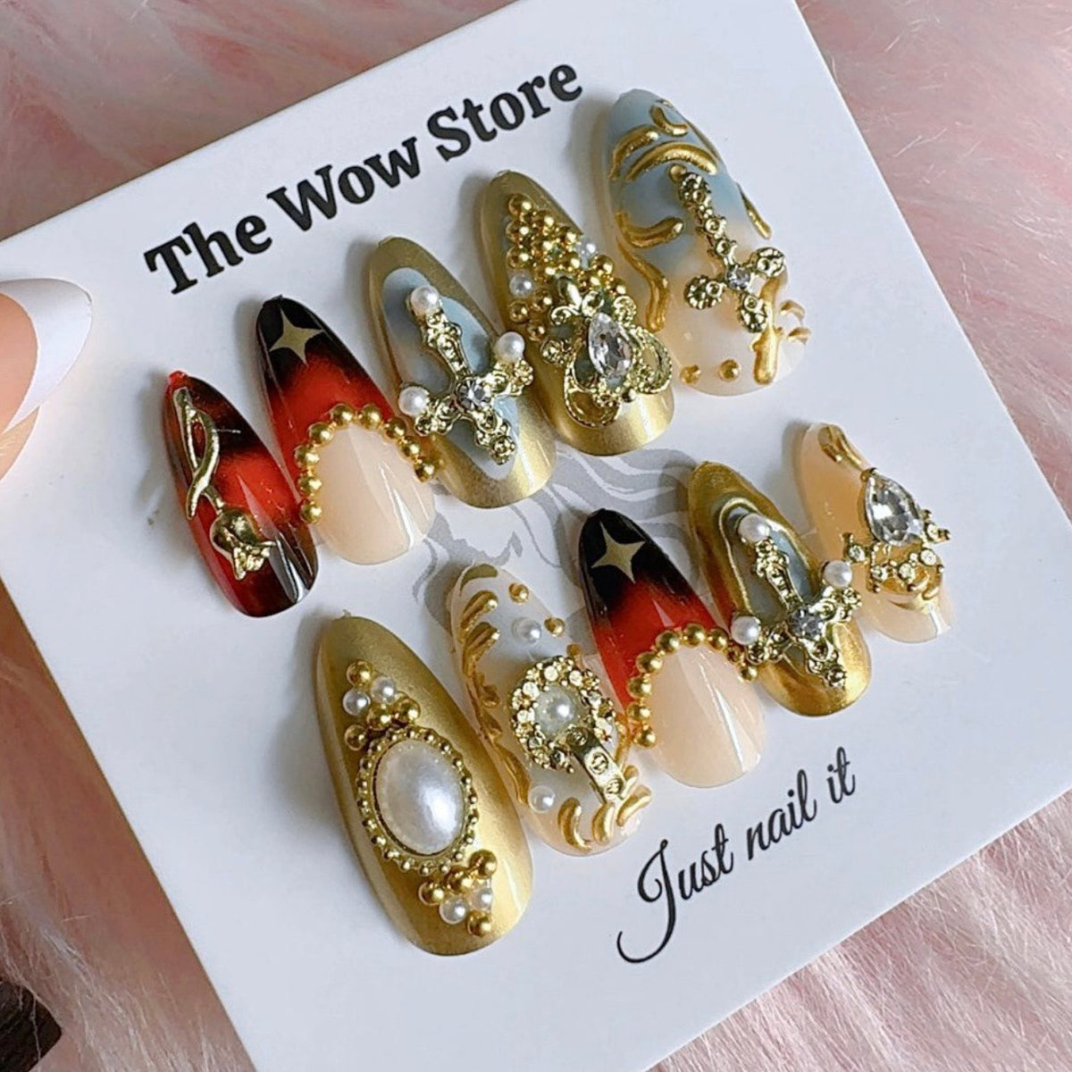 Bougie - 24 nails set