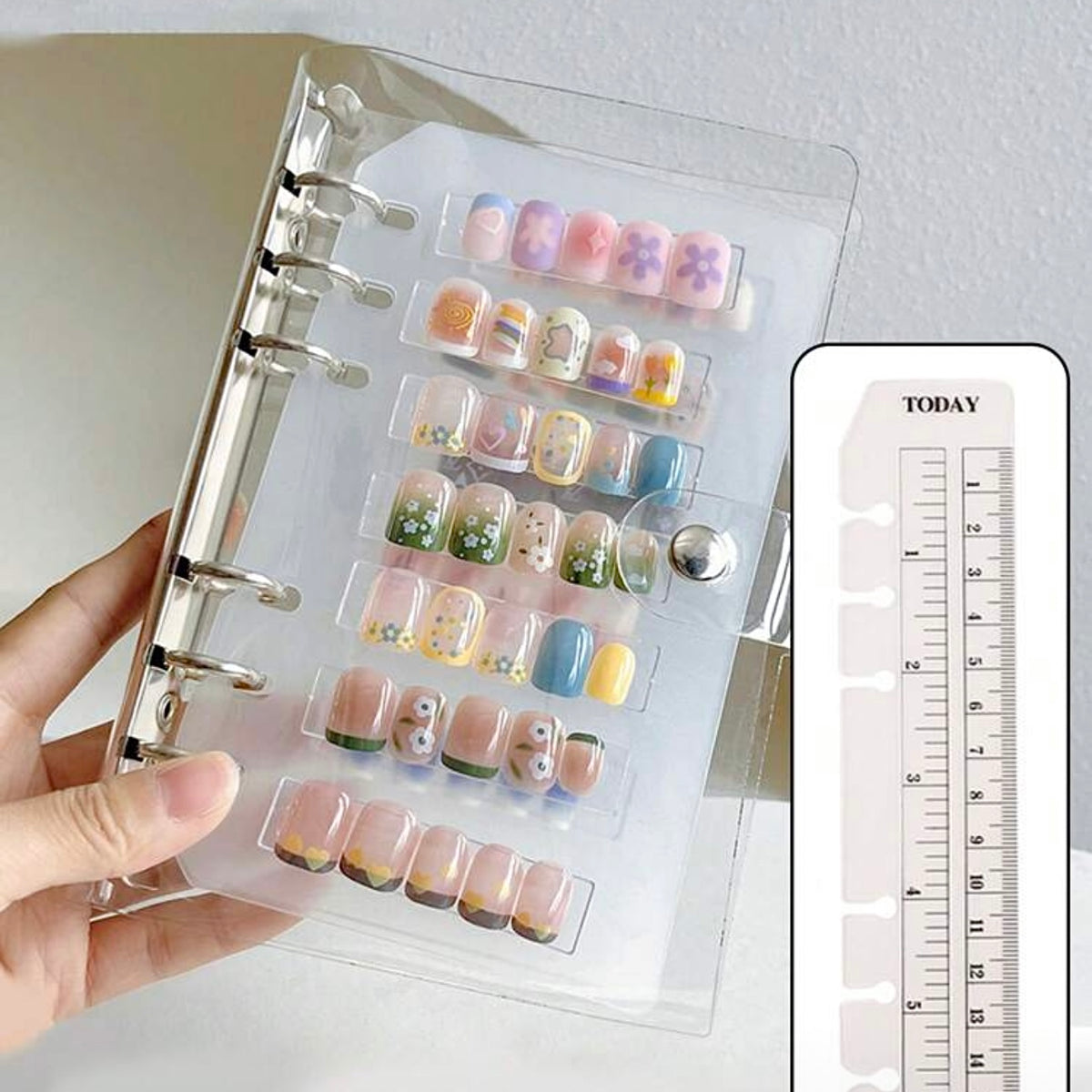 Nails storage book