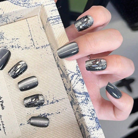 Black magic - 24 nails set