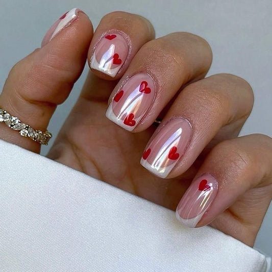 Valentine - 24 nails set