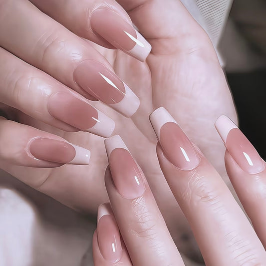 Apricot - 24 nails set