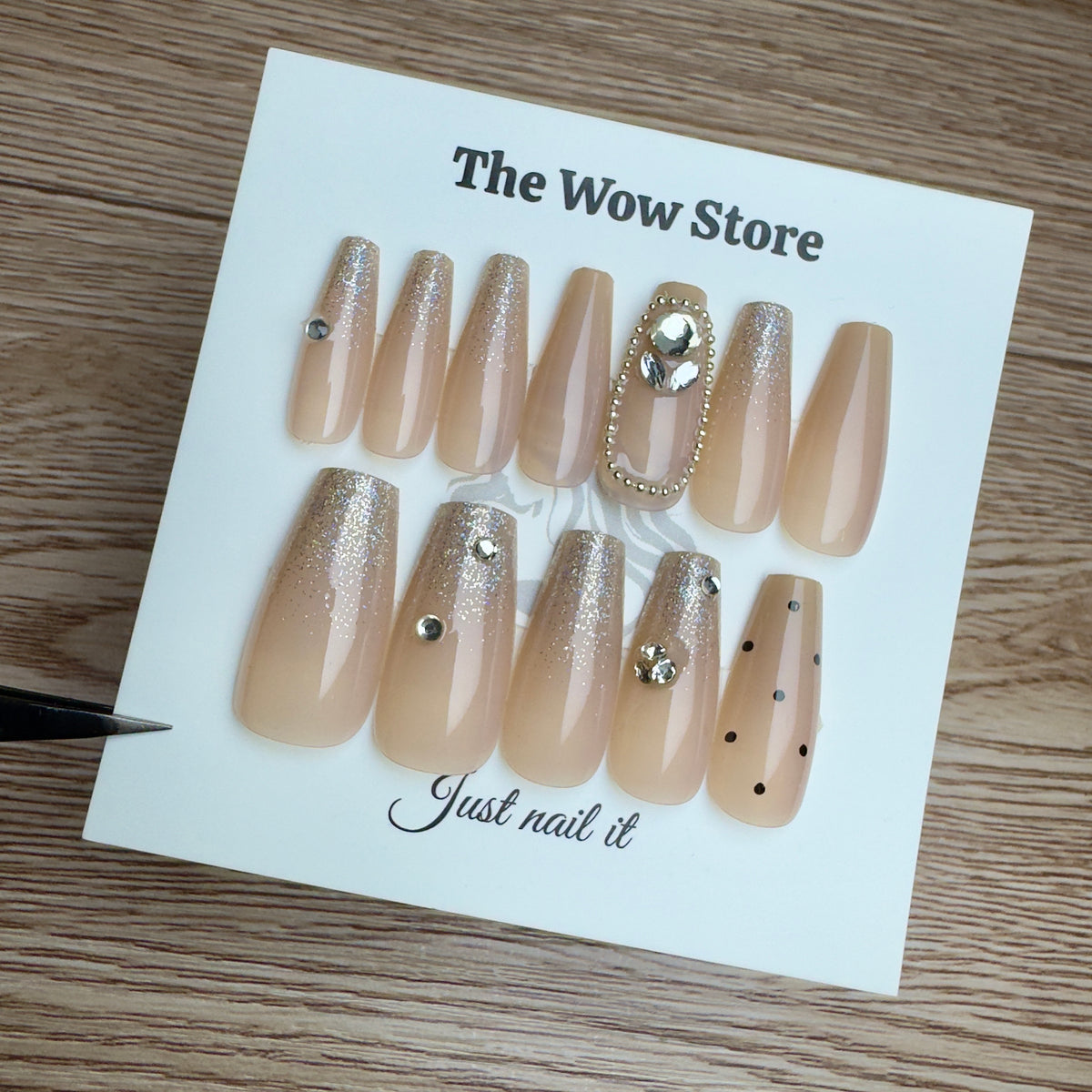 Bling - 24 nails set