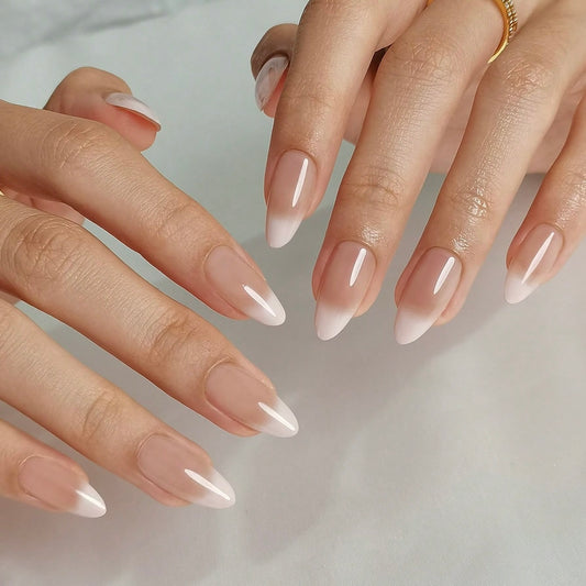 Blended French - 24 nails set